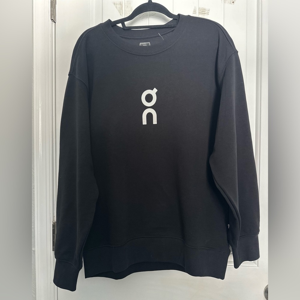 ON crewneck sweater, black, size S - Picture 3 of 8